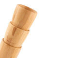 Picture of three bamboo sippy cups stacked onto each other
