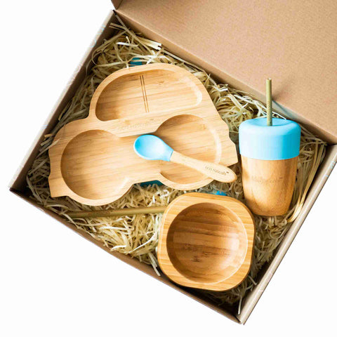 Bamboo Car Plate Weaning Set