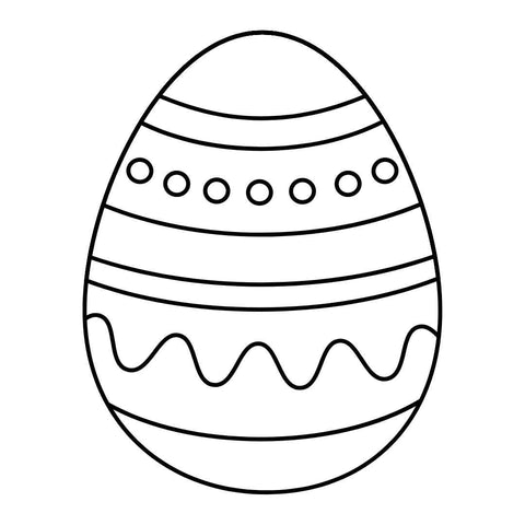 Easter Egg Colouring Pages