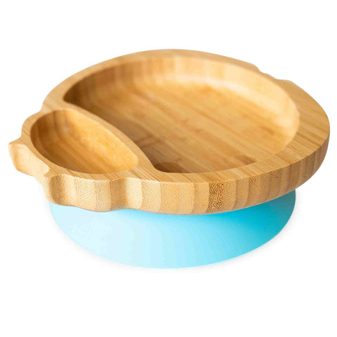 Bamboo Ladybird Suction Plate -Blue