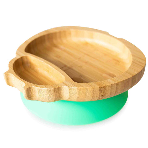 Bamboo Ladybird Suction Plate -Green