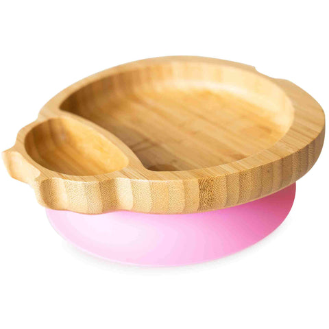 Bamboo Suction Plate - Ladybird