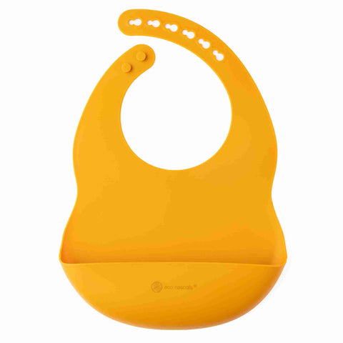 Yellow silicone Bib