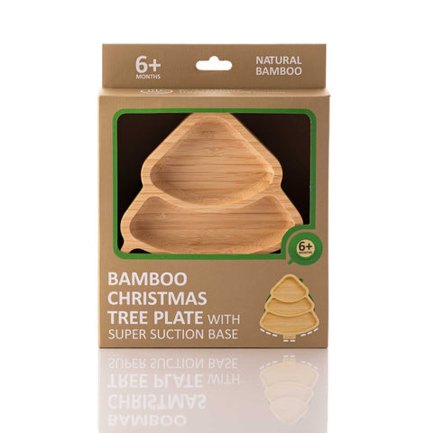 Bamboo Christmas Tree Plate