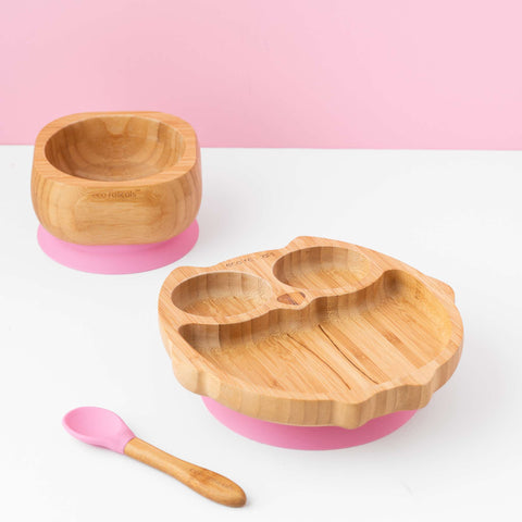 Owl Plate and Bowl Bundle Weaning Set
