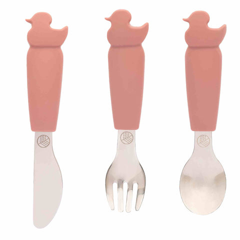 3-piece cutlery set for kids