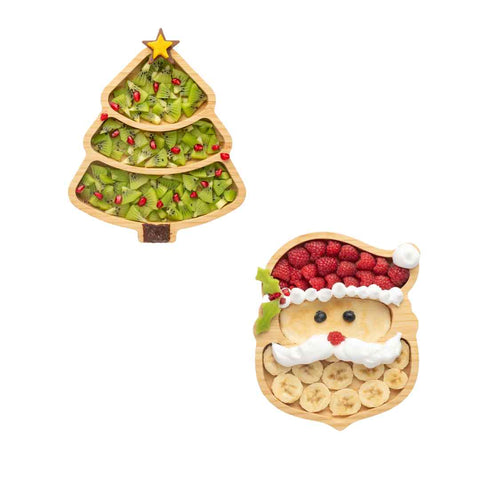 Santa & Christmas Tree Plate Bundle - Save Big