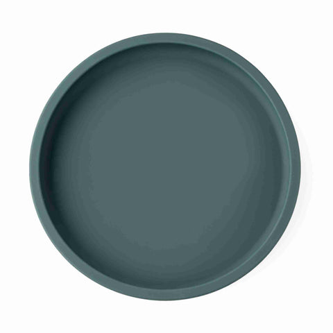 Silicone Plate with Removable Divider - Teal