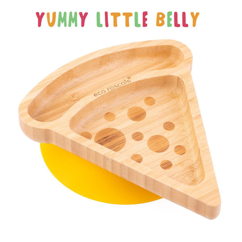 Bamboo Pizza Suction Plate