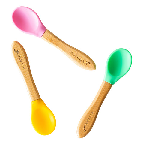 Best Bamboo and Silicone Spoon Set