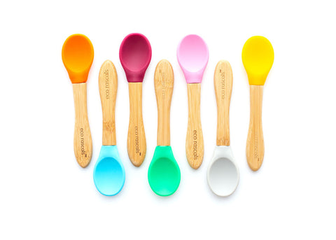 Best Bamboo and Silicone Spoon Set